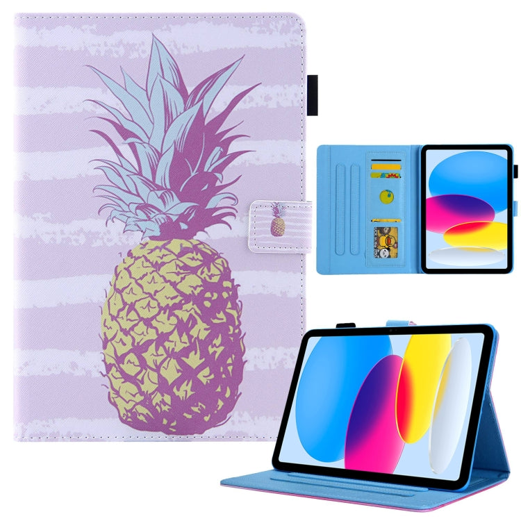 Custodia Smart Tablet in Pelle Disegno Colorato, For iPad 10th Gen 10.9 2022