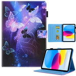 Custodia Smart Tablet in Pelle Disegno Colorato, For iPad 10th Gen 10.9 2022