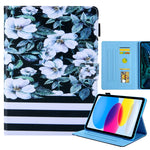Custodia Smart Tablet in Pelle Disegno Colorato, For iPad 10th Gen 10.9 2022
