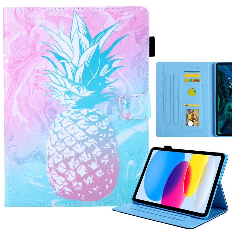 Custodia Smart Tablet in Pelle Disegno Colorato, For iPad 10th Gen 10.9 2022