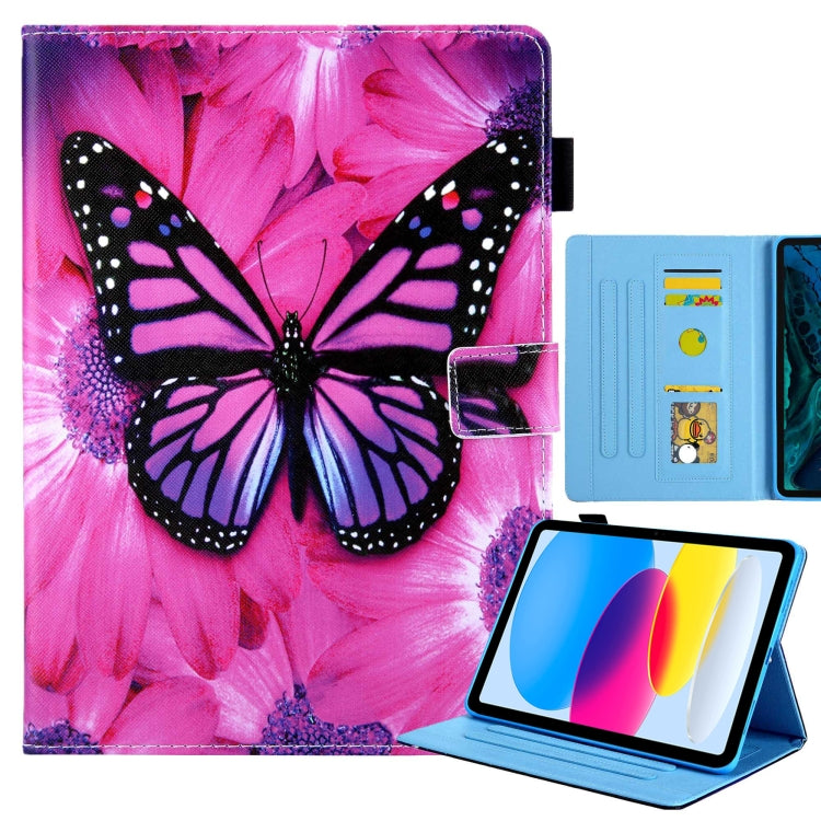 Custodia Smart Tablet in Pelle Disegno Colorato, For iPad 10th Gen 10.9 2022