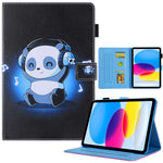 Custodia Smart Tablet in Pelle Disegno Colorato, For iPad 10th Gen 10.9 2022