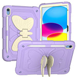Custodia per tablet robusta e resistente con cavalletto a farfalla, For iPad 10th Gen 10.9 2022