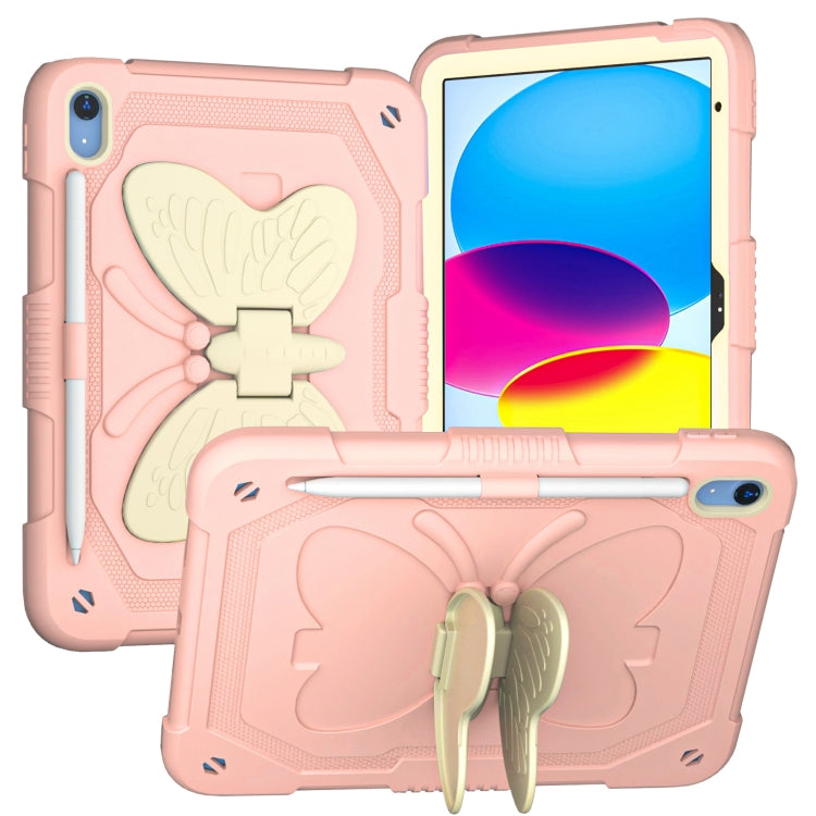 Custodia per tablet robusta e resistente con cavalletto a farfalla, For iPad 10th Gen 10.9 2022