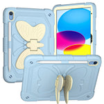 Custodia per tablet robusta e resistente con cavalletto a farfalla, For iPad 10th Gen 10.9 2022
