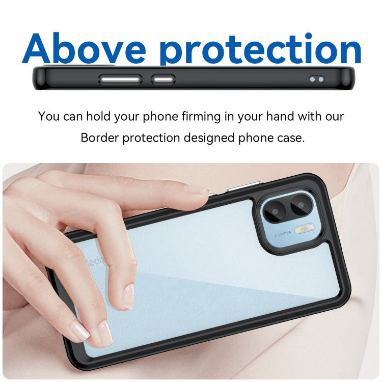 Custodia per telefono in acrilico + TPU serie colorata, For Xiaomi Redmi A1, For Samsung Galaxy A14 5G