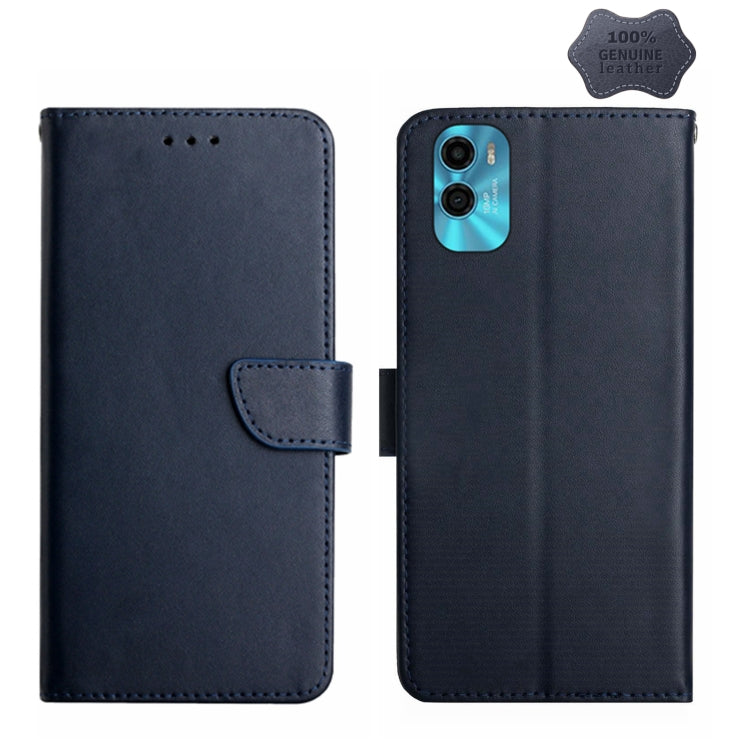 Custodia per telefono flip in vera pelle a prova di impronte digitali, For Motorola Moto E22s, For Realme 9i 5G, For Realme 10 Pro+