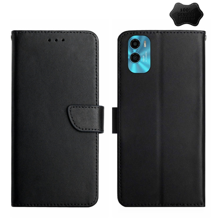 Custodia per telefono flip in vera pelle a prova di impronte digitali, For Motorola Moto E22s, For Realme 9i 5G, For Realme 10 Pro+