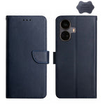 Custodia per telefono flip in vera pelle a prova di impronte digitali, For Motorola Moto E22s, For Realme 9i 5G, For Realme 10 Pro+
