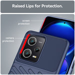 Custodia protettiva morbida per telefono Thunderbolt antiurto in TPU, For Xiaomi Redmi Note 12 Pro 5G China, For Xiaomi Redmi Note 12 Pro+ China / Global