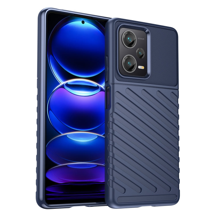 Custodia protettiva morbida per telefono Thunderbolt antiurto in TPU, For Xiaomi Redmi Note 12 Pro 5G China, For Xiaomi Redmi Note 12 Pro+ China / Global