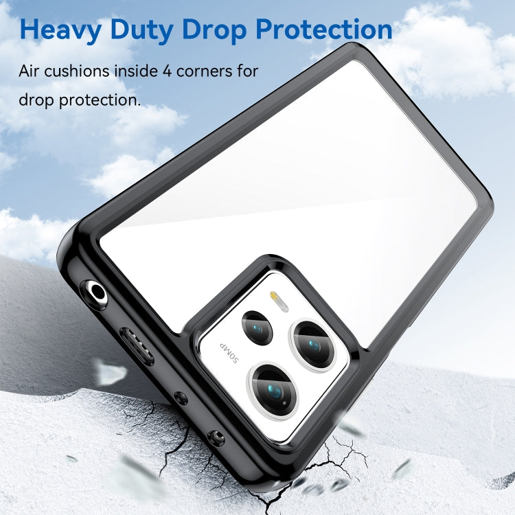 Custodia per telefono in acrilico + TPU serie colorata, For Xiaomi Redmi Note 12 Pro 5G, For Xiaomi Redmi Note 12 Pro 5G China