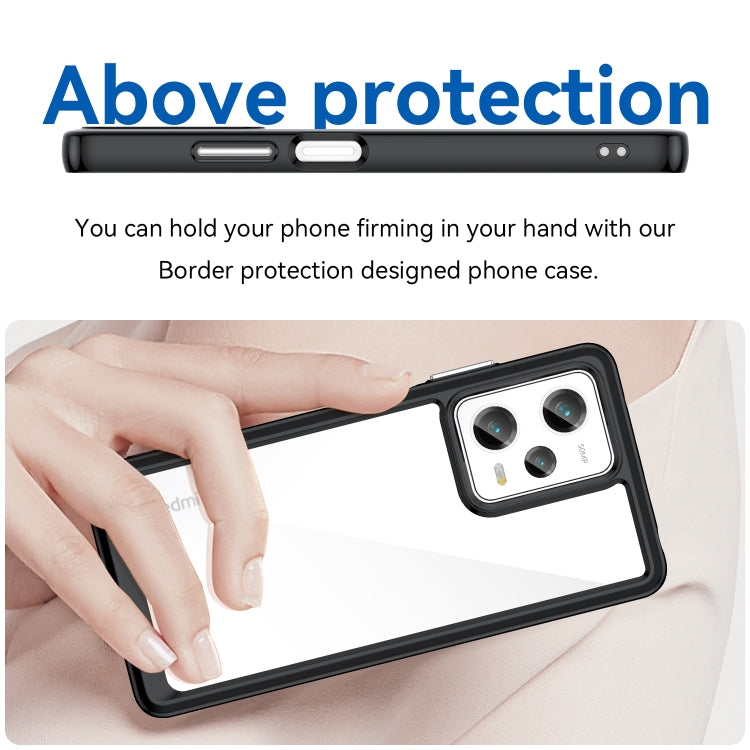 Custodia per telefono in acrilico + TPU serie colorata, For Xiaomi Redmi Note 12 Pro 5G, For Xiaomi Redmi Note 12 Pro 5G China