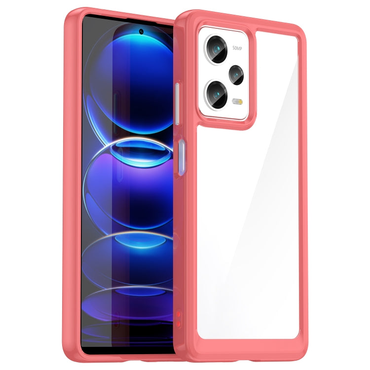 Custodia per telefono in acrilico + TPU serie colorata, For Xiaomi Redmi Note 12 Pro 5G, For Xiaomi Redmi Note 12 Pro 5G China