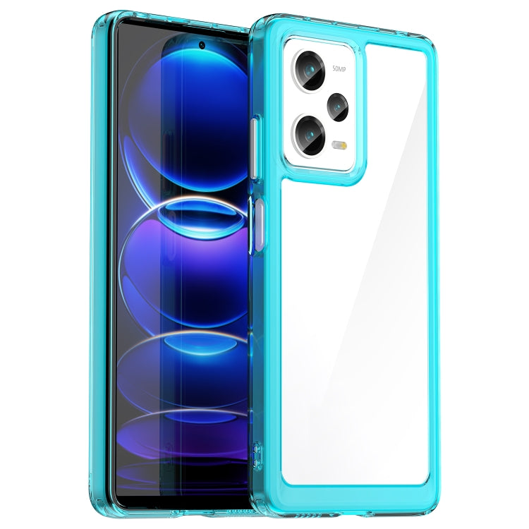 Custodia per telefono in acrilico + TPU serie colorata, For Xiaomi Redmi Note 12 Pro 5G, For Xiaomi Redmi Note 12 Pro 5G China