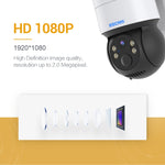 ESCAM QF170 Telecamera solare WiFi 2MP con audio bidirezionale