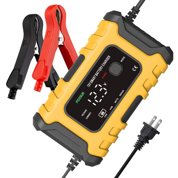 FOXSUR Caricabatterie Smart 12V 6A per Auto e Moto