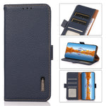 KHAZNEH Custodia per telefono RFID in vera pelle Litchi magnetica laterale, For Xiaomi Redmi Note 12 China, For Xiaomi Redmi Note 12 Pro 5G China, For Xiaomi Redmi Note 12 Pro+ China / Redmi Note 12 Explorer