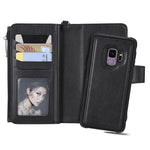 Custodia portafoglio 2 in 1 per Samsung Galaxy S9 e S9 Plus