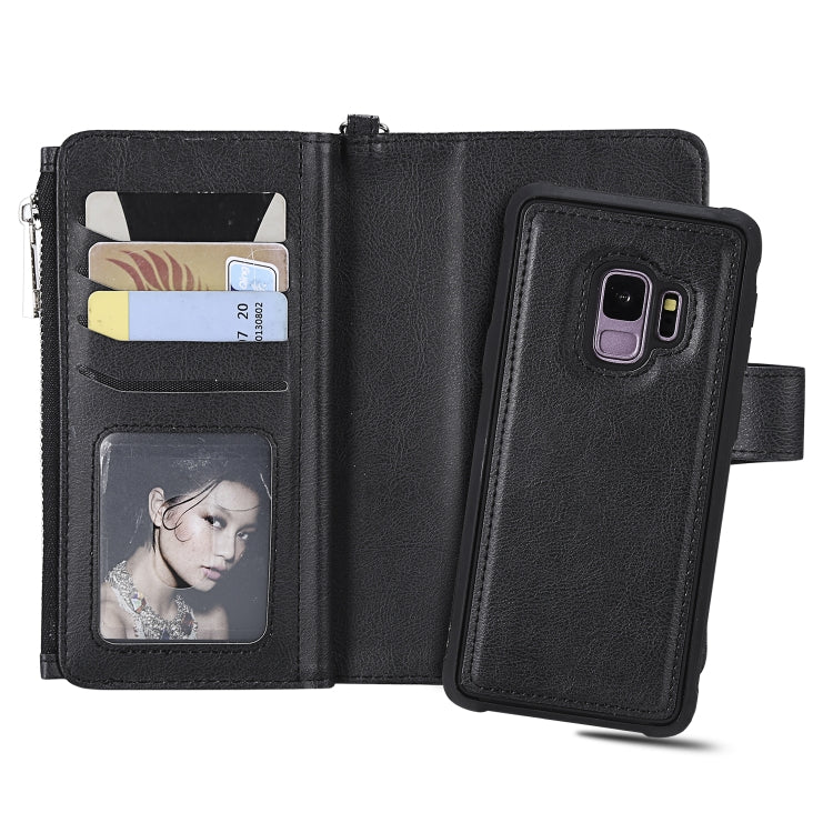 Custodia portafoglio 2 in 1 per Samsung Galaxy S9 e S9 Plus