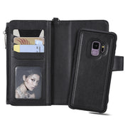Custodia portafoglio 2 in 1 per Samsung Galaxy S9 e S9 Plus