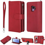 Custodia portafoglio 2 in 1 per Samsung Galaxy S9 e S9 Plus