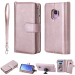 Custodia portafoglio 2 in 1 per Samsung Galaxy S9 e S9 Plus