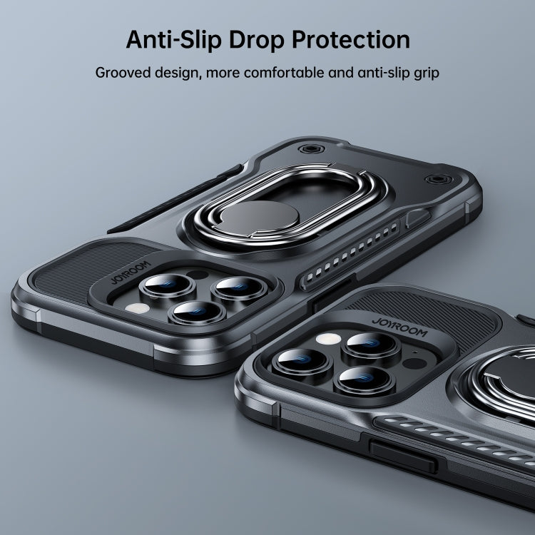 Custodia per telefono JOYROOM PC + TPU antiurto a doppio strato con supporto girevole, For iPhone 14, For iPhone 14 Pro, For iPhone 14 Plus, For iPhone 14 Pro Max