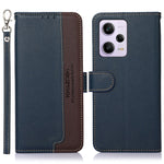 KHAZNEH Custodia per telefono RFID in pelle con texture Litchi, For Xiaomi Redmi Note 12 Pro+ China