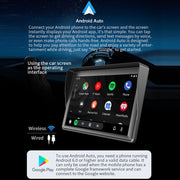 Lettore multimediale radio CarPlay wireless da 7 pollici 1080P IPS Touch Screen MP5 radio Monitor Bluetooth, B600W