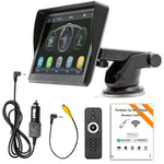Lettore multimediale radio CarPlay wireless da 7 pollici 1080P IPS Touch Screen MP5 radio Monitor Bluetooth, B600W
