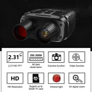 Visione notturna digitale con sensore di livello Starlight per caccia all'aperto NV3180, NV3180