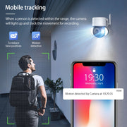 La telecamera con proiettore di sicurezza intelligente da 4 MP supporta audio bidirezionale/visione notturna, ST-426PRO-3M-TY