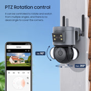 La telecamera per proiettore di sicurezza intelligente 4MP 4G supporta audio bidirezionale / visione notturna, ST-429-4M-TY-4G