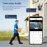 La telecamera per proiettore di sicurezza intelligente 4MP 4G supporta audio bidirezionale / visione notturna, ST-429-4M-TY-4G