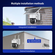 Wifi 2.4G alimentato a batteria solare?Proiettore PTZ?Telecamera con rilevamento umano PIR, ST-S518-2M-TY
