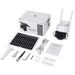 Telecamera PTZ WiFi 2.4G con batteria e pannello solare