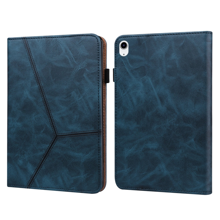 Custodia per tablet in pelle a righe goffrata tinta unita, For iPad 10th Gen 10.9 2022