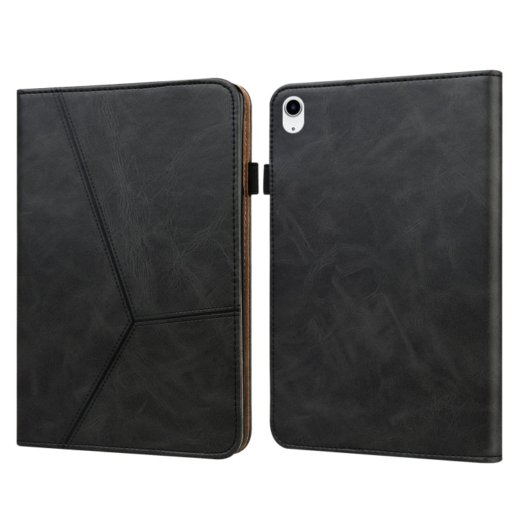 Custodia per tablet in pelle a righe goffrata tinta unita, For iPad 10th Gen 10.9 2022