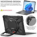 Custodia per tablet antiurto con cavalletto girevole, For MicroSoft Surface Pro 9