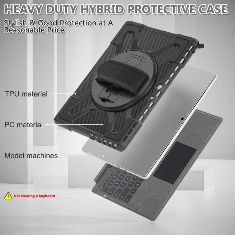 Custodia per tablet antiurto con impugnatura girevole, For MicroSoft Surface Pro 9