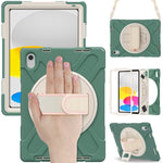 Custodia per tablet resistente e robusta con impugnatura girevole, For iPad 10th Gen 10.9 2022