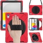 Custodia per tablet resistente e robusta con impugnatura girevole, For iPad 10th Gen 10.9 2022