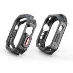 Custodia antiurto in fibra di carbonio TPU + PC per Apple Watch, Ultra 3 / 2 / 1 49mm