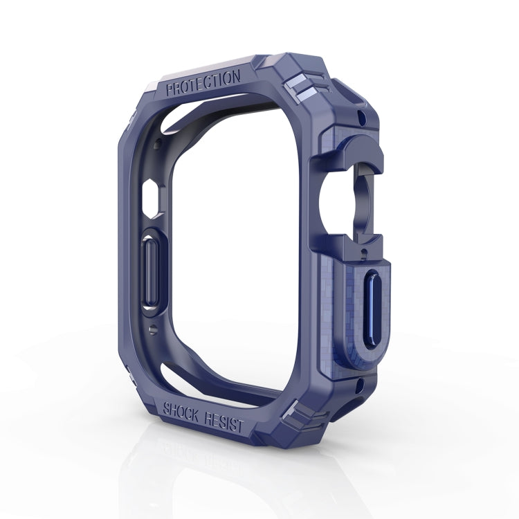 Custodia antiurto in fibra di carbonio TPU + PC per Apple Watch, Ultra 3 / 2 / 1 49mm