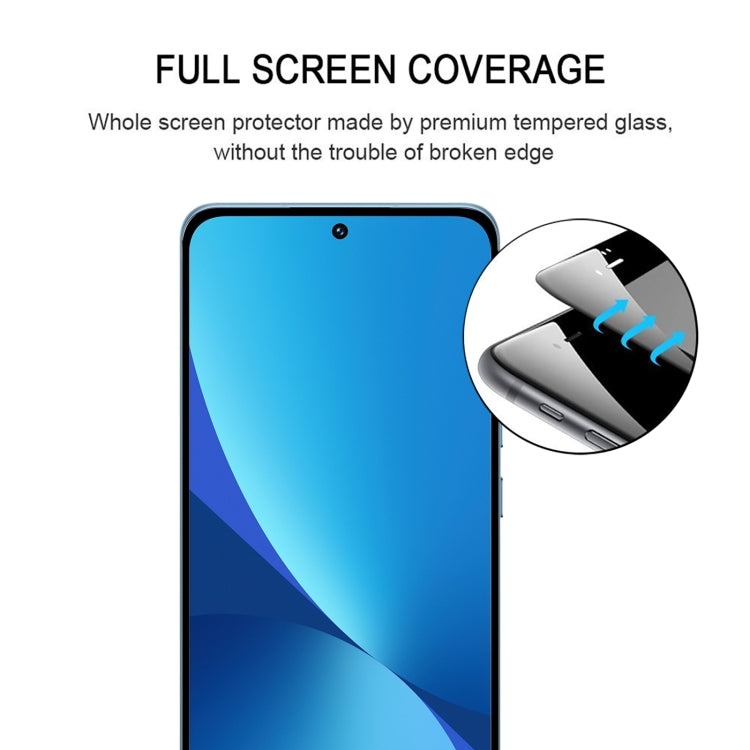 Pellicola in vetro temperato per protezione dello schermo a copertura totale con colla completa, For Xiaomi 13 (1 PC)
