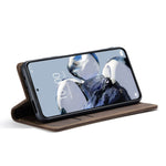CaseMe 013 Custodia multifunzionale in pelle a conchiglia orizzontale, For Xiaomi 12T / 12T Pro