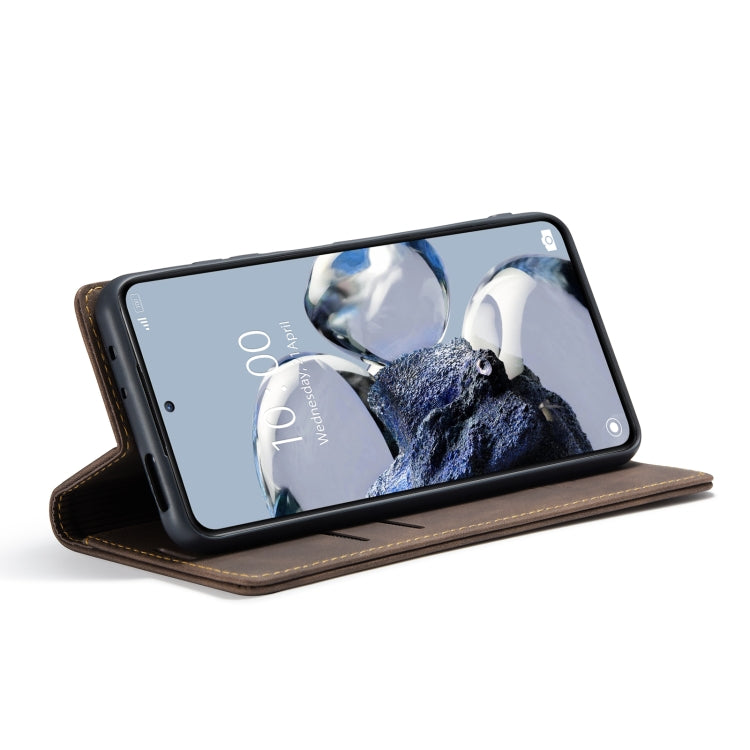 CaseMe 013 Custodia multifunzionale in pelle a conchiglia orizzontale, For Xiaomi 12T / 12T Pro