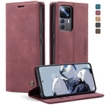 CaseMe 013 Custodia multifunzionale in pelle a conchiglia orizzontale, For Xiaomi 12T / 12T Pro
