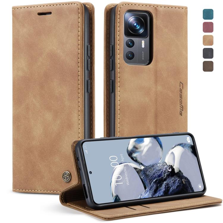 CaseMe 013 Custodia multifunzionale in pelle a conchiglia orizzontale, For Xiaomi 12T / 12T Pro